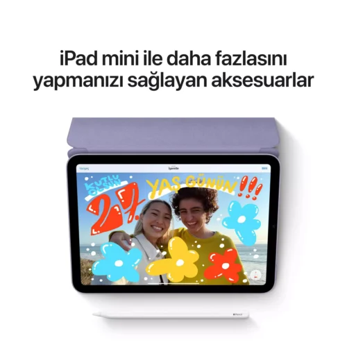 iPad mini 8.3 inç Wi-Fi + Cellular 64GB Pembe MLX43TU/A -5