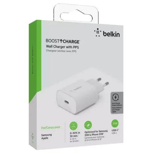 Belkin USB-C  Şarj Adaptörü 20W WCA004VFWH -3