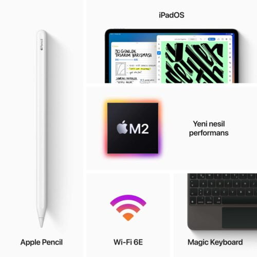 iPad Pro 11 inç Wi‑Fi 128GB Gümüş (4.Nesil) MNXE3TU/A-Teşhir -5