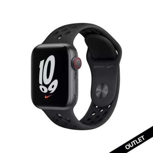 Apple Watch Nike SE GPS 40mm Uzay Grisi Alüminyum Kasa - Antrasit Siyah Spor Kordon MKR53TU/A-Teşhir -1