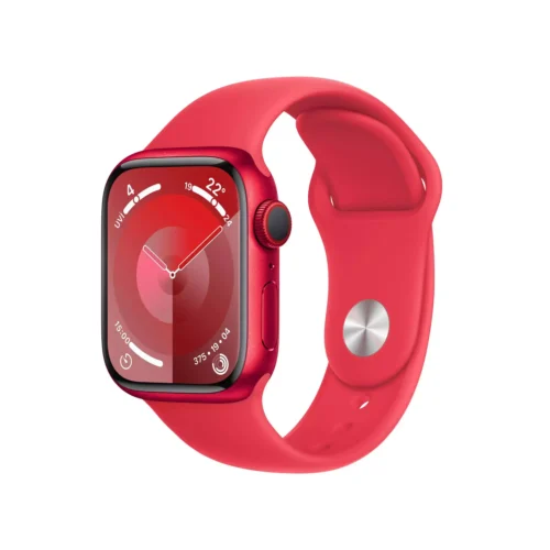 Apple Watch Series 9 GPS + Cellular 41mm (PRODUCT)RED Alüminyum Kasa (PRODUCT)RED Spor Kordon M/L MRY83TU/A -1