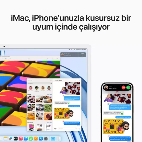 iMac 24 inc 4.5K M3 8CPU 10GPU 8GB 512GB Yeşil MQRP3TU/A -7