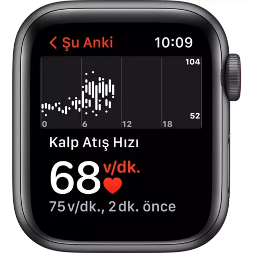 Apple Watch Nike SE GPS 40mm Uzay Grisi Alüminyum Kasa - Antrasit Siyah Spor Kordon MKR53TU/A-Teşhir -4