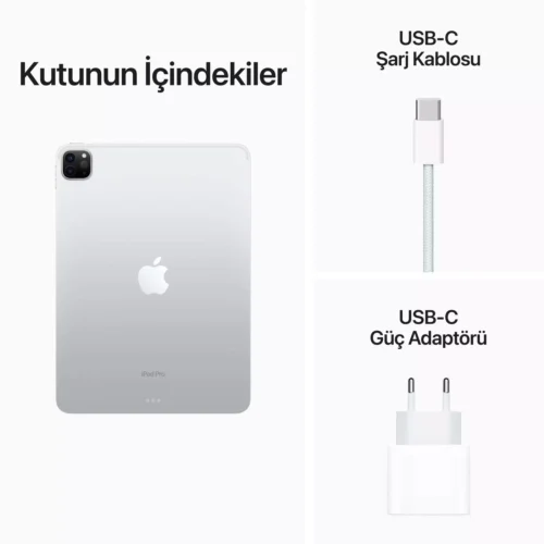 iPad Pro 11 inç Wi‑Fi 512GB Gümüş MNXJ3TU/A -9