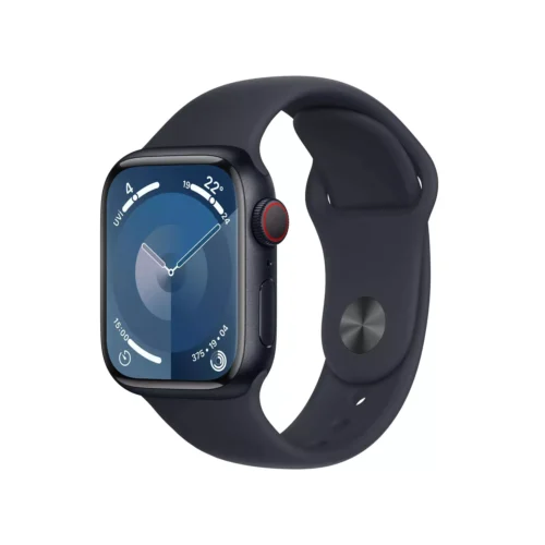 Apple Watch Series 9 GPS + Cellular 41mm Gece Yarısı Alüminyum Kasa Gece Yarısı Spor Kordon M/L MRHT3TU/A -1
