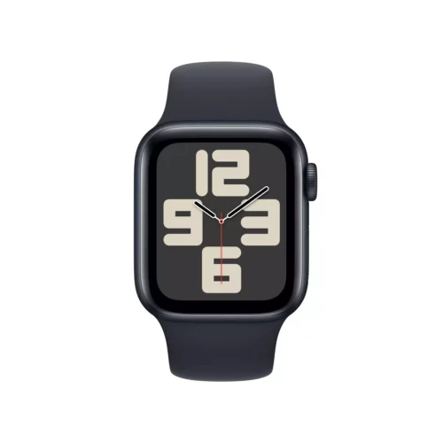 Apple Watch SE GPS 40mm Gece Yarısı Alüminyum Kasa Gece Yarısı Spor Kordon M/L MR9Y3TU/A -2