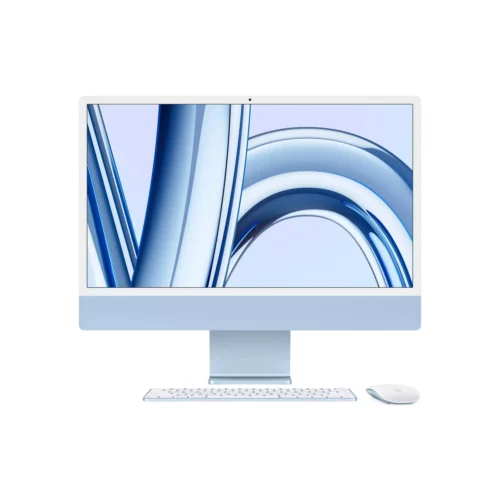 iMac 24 inc 4.5K M3 8CPU 10GPU 8GB 256GB Mavi MQRQ3TU/A -1