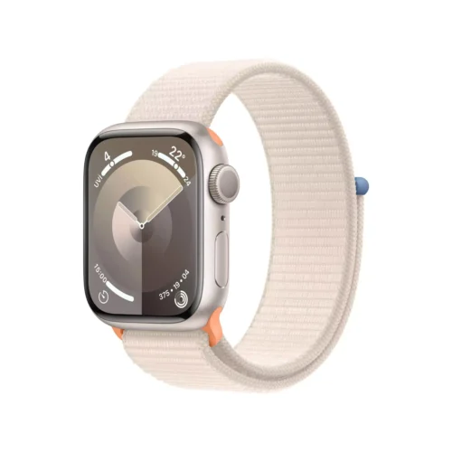 Apple Watch Series 9 GPS 41mm Yıldız Işığı Alüminyum Kasa Yıldız Işığı Spor Loop MR8V3TU/A -1