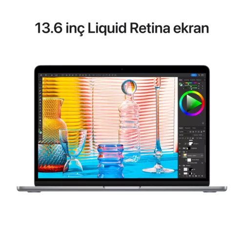 MacBook Air 13.6 inc M2 8CPU 10GPU 16GB 512GB Uzay Grisi Z15T000K6 -5