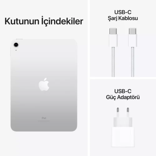 iPad 10.9 inç Wi-Fi 64GB Gümüş MPQ03TU/A -8