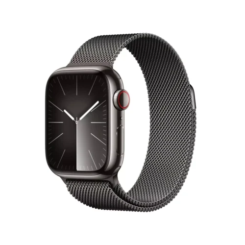 Apple Watch Series 9 GPS + Cellular 41mm Grafit Paslanmaz Çelik Kasa Grafit Milano Loop MRJA3TU/A -1