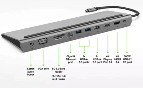 Belkin USB-C 11 in 1 Multiport Dock INC004BTSGY -4