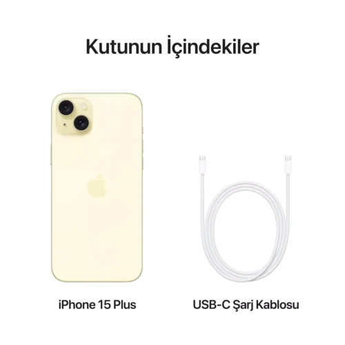 iPhone 15 Plus 256GB Sarı MU1D3TU/A -8