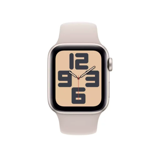 Apple Watch SE GPS 40mm Yıldız Işığı Alüminyum Kasa Yıldız Işığı Spor Kordon S/M MR9U3TU/A -2