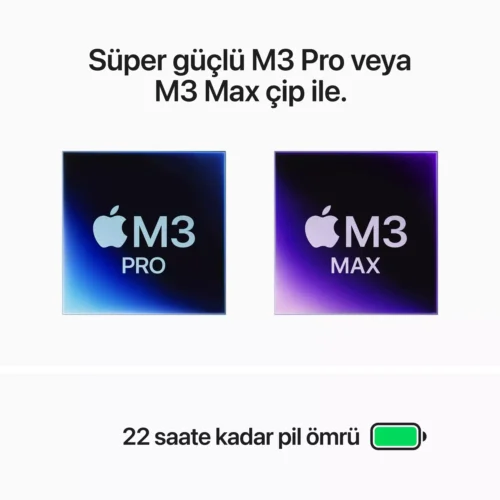 MacBook Pro 16 inc M3 Max 16CPU 40GPU 128GB 2TB Uzay Siyahı Z1CM000JL -4