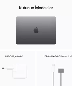 MacBook Air 13.6 inc M2 8CPU 10GPU 16GB 512GB Uzay Grisi Z15T000K6 -11