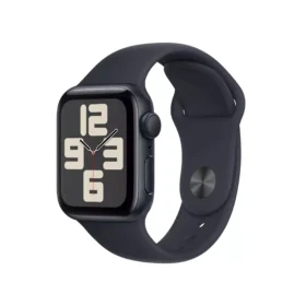 Apple Watch SE GPS 40mm Gece Yarısı Alüminyum Kasa Gece Yarısı Spor Kordon M/L MXE93TU/A