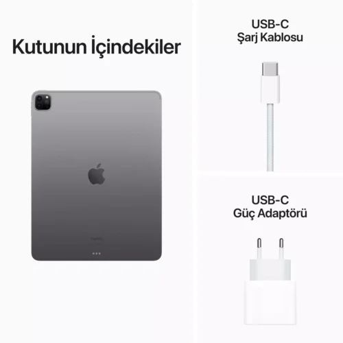 iPad Pro 12.9 inç Wi‑Fi 128GB Uzay Grisi MNXP3TU/A -9