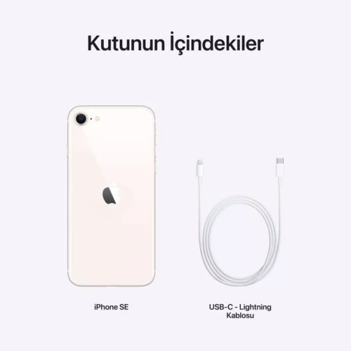 iPhone SE 128GB Yıldız Işığı MMXK3TU/A -9