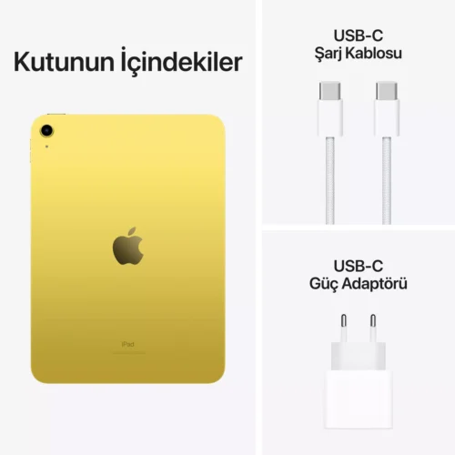 iPad 10.9 inç Wi-Fi 64GB Sarı MPQ23TU/A -8