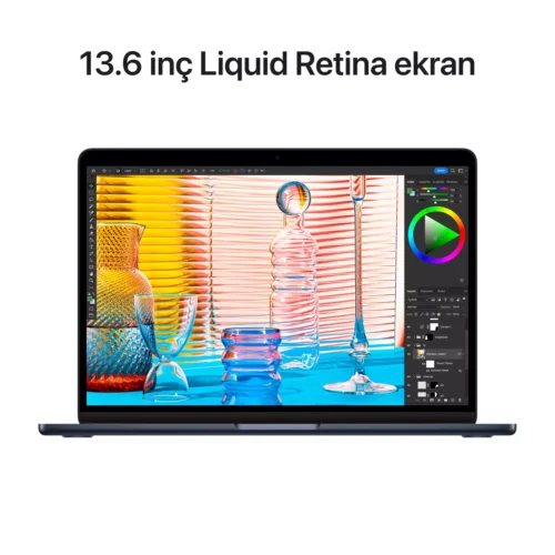 MacBook Air 13.6 inc M2 8CPU 10GPU 24GB 1TB Gece Yarısı Z161000KB -5