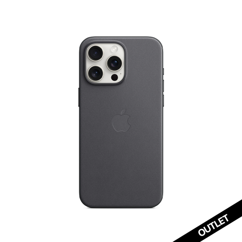 iPhone 15 Pro Max Mikro Dokuma Kılıf Siyah MT4V3ZM/A-Teşhir -1