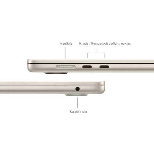 MacBook Air 15 inc M3 8CPU 10GPU 8GB 512GB Yıldız Işığı MRYT3TU/A -7