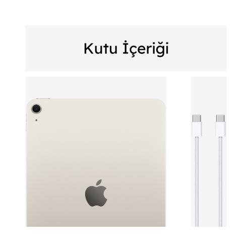 iPad Air 11 inç Wi-Fi + Cellular 1TB Yıldız Işığı MUXU3TU/A -10