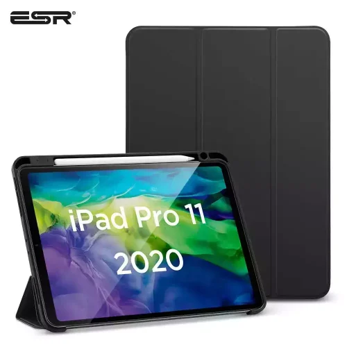 iPad Pro 11 (2.nesil) için ESR Kılıf Rebound Pencil Siyah 4894240108659 -1