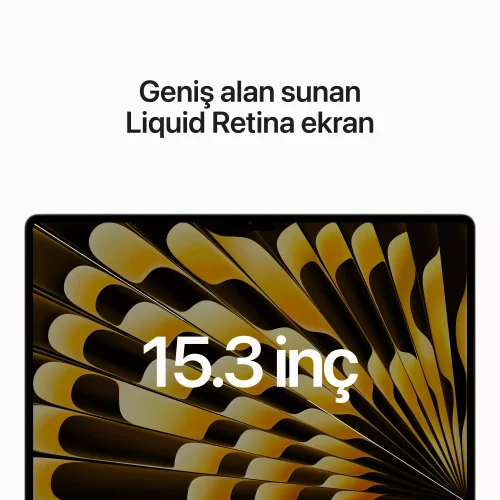 MacBook Air 15.3 inc M2 8CPU 10GPU 8GB 512GB Yıldız Işığı MQKV3TU/A -6