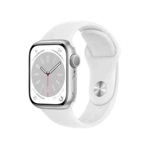 Apple Watch Series 8 41mm Gümüş Rengi Alüminyum Kasa ve Spor Kordon GPS MP6K3TU/A-Teşhir -2