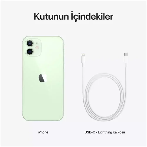 iPhone 12 Yeşil 128GB MGJF3TU/A-Teşhir -5