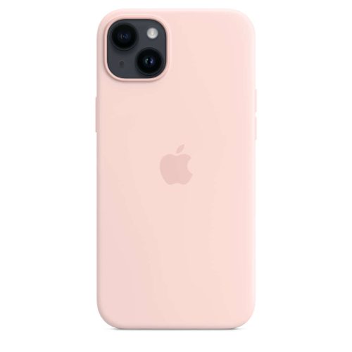 iPhone 14 Silikon Kılıf Puslu Pembe MPRX3ZM/A-Teşhir -2