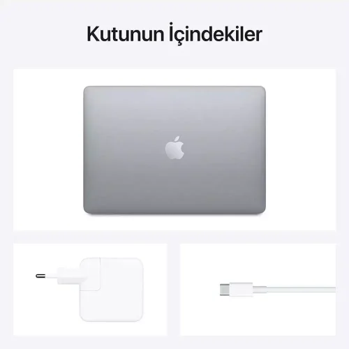 MacBook Air 13.3 inc M1 8CPU 7GPU 8GB 256GB Uzay Grisi MGN63TU/A -6