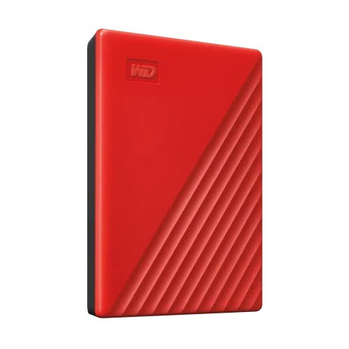 WD My Passport 4TB Worldwide Taşınabilir Disk Kırmızı WDBPKJ0040BRD-WESN -1
