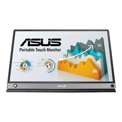 Asus ZenScreen 15.6 inç Taşınabilir USB Monitör IPS 10 Nokta Dokunmatik Dahili Pil MB16AMT -3