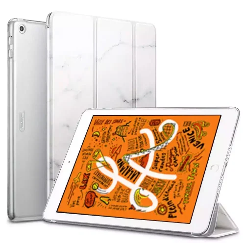 iPad mini (5.nesil) için ESR Kılıf Marble White 4894240079478 -1
