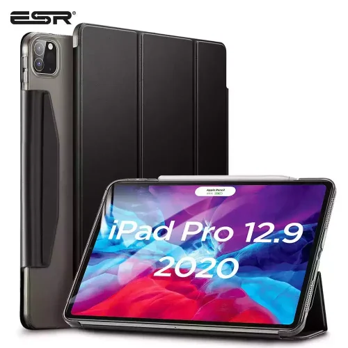 iPad Pro 12.9 (4.nesil) için ESR Kılıf Yippee Color Jelly Siyah 4894240108765 -1