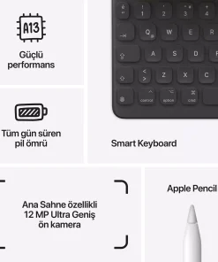 iPad 10.2 inç Wi-Fi 256GB Uzay Grisi MK2N3TU/A -7