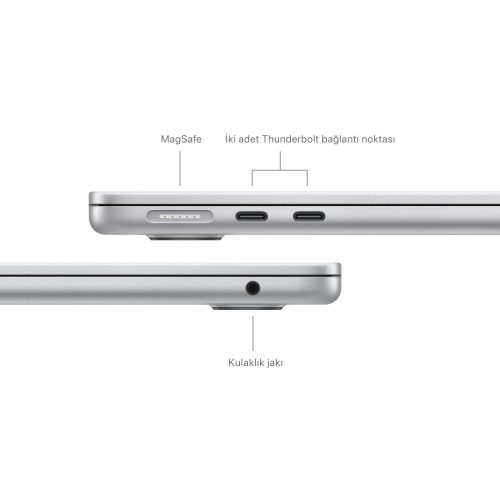 MacBook Air 13.6 inc M3 8CPU 8GPU 8GB 256GB Gümüş MRXQ3TU/A -7