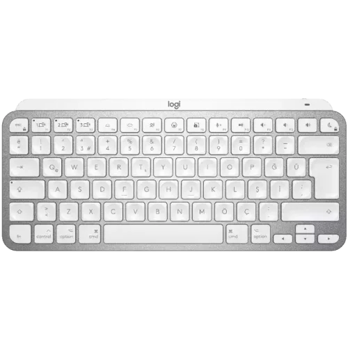 Logitech MX Keys Mini Mac için Gelişmiş Kablosuz Klavye İngilizce Q Gri-Beyaz 920-010526 -1