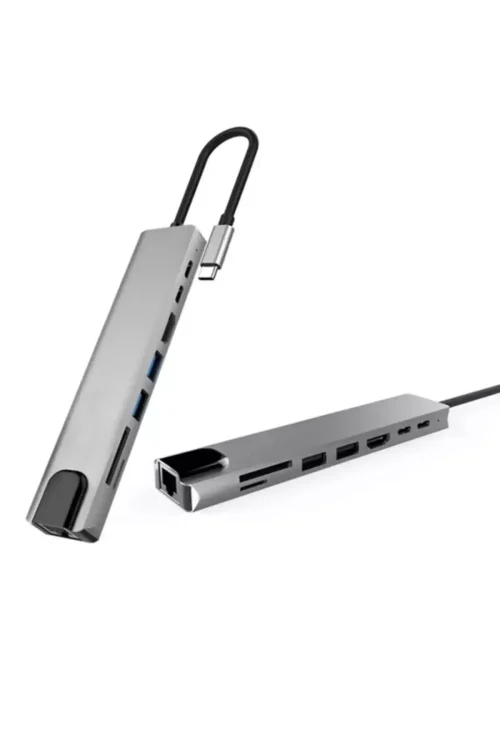 Dexim 8 in 1 USB-C Çevirici DHU0005 -2