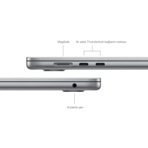 MacBook Air 15 inc M3 8CPU 10GPU 8GB 512GB Uzay Grisi MRYN3TU/A -7