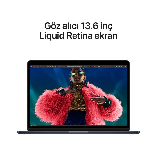 MacBook Air 13.6 inc M3 8CPU 10GPU 16GB 512GB Gece Yarısı MXCV3TU/A -5