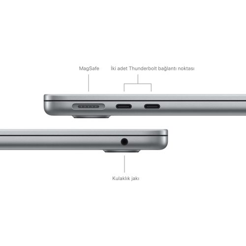 MacBook Air 13.6 inc M3 8CPU 10GPU 24GB 1TB Uzay Grisi Z1G500095 -7