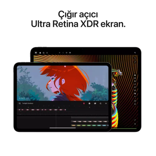 iPad Pro 11 inç WiFi + Cellular 256GB Standart Cam Gümüş MVW23TU/A -5