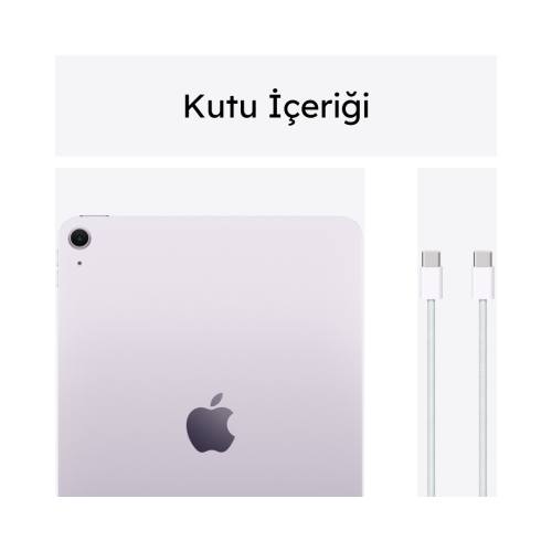 iPad Air 11 inç Wi-Fi + Cellular 512GB Mor MUXQ3TU/A -10