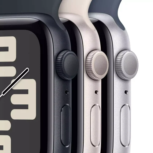 Apple Watch SE GPS 40mm Gümüş Alüminyum Kasa Fırtına Mavisi Spor Kordon M/L MRE23TU/A -4