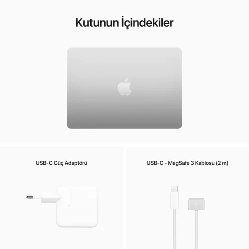 MacBook Air 13.6 inc M2 8CPU 10GPU 8GB 512GB Gümüş MLY03TU/A -11