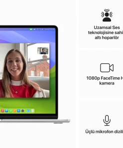 MacBook Air 15 inc M3 8CPU 10GPU 16GB 512GB Gümüş MXD23TU/A -6